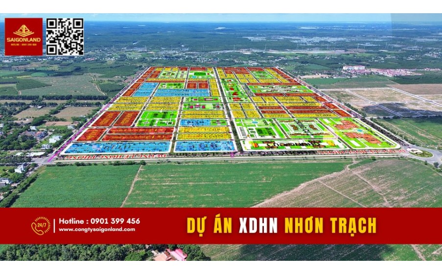 Cần bán gấp 10 nền đất dự án HUD và XDHN Nhơn Trạch sổ sẵn với giá cực tốt